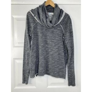 Free People Beach Cocoon Cowl Neck Sweater Gray Grey One Size Long Sleeve